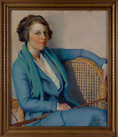 Portrait of a female golfer.