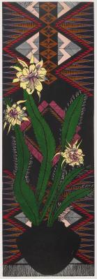 A Dark Serape, An Orchid Cactus