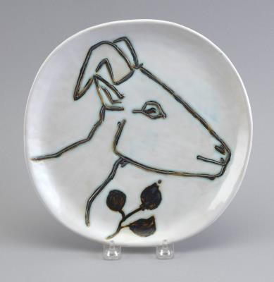 Tête de chèvre de profil