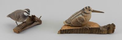 Two Game Bird Carvings