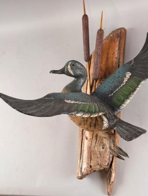 Blue-Winged Teal Carving