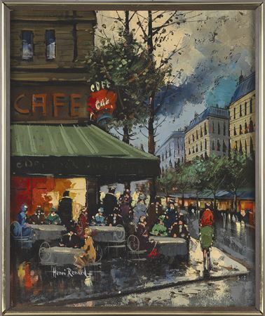 French cafe.