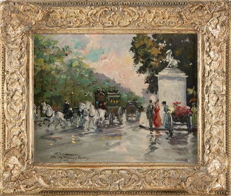 View of the Champs-Elysées.