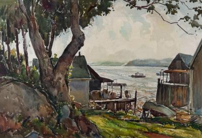 Houses on a cove