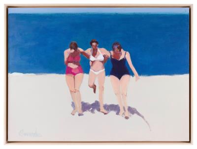 Three bathers