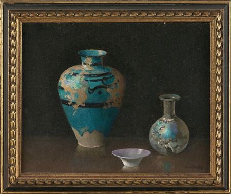 Still life of porcelain.