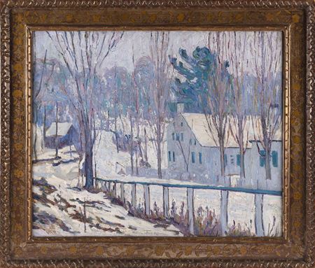 Winter landscape.