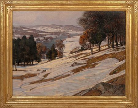 Winter landscape.