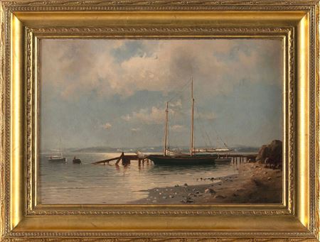 "Sailboat at the Dock".