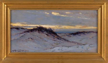 Dunescape at sunset.