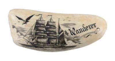 Engraved Whale's Tooth