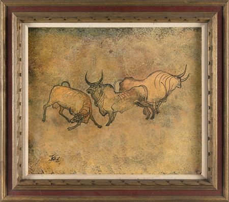 Three bulls
