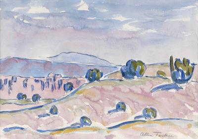 Mountainous landscape.