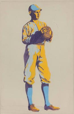 A New York Yankee baseball player