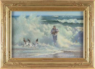 Big Wave Stripers by Neil Drevitson - Auction record, sale price, and art valuation. Compare with similar artists and explore comparable artworks.