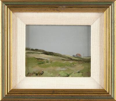 Truro landscape with cottage.