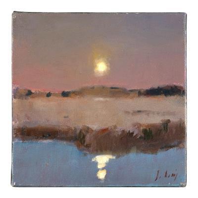 Sunset over the dunes