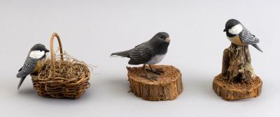 Three Life-Size Songbirds