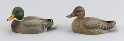 Pair of Miniature Mallards