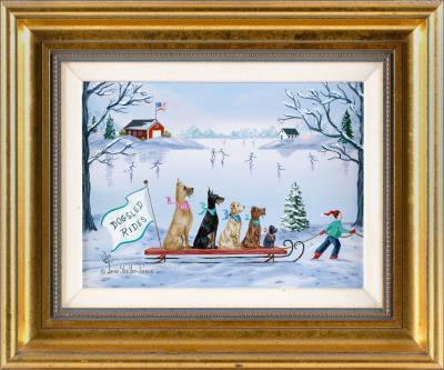 Dogsled Rides by Jayne Shelley-Pierce - Auction record, sale price, and art valuation. Compare with similar artists and explore comparable artworks.