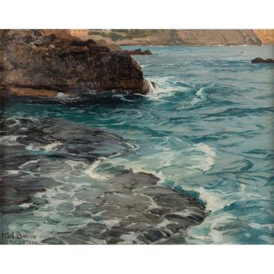 Breaking Waves on the Coast of Recco