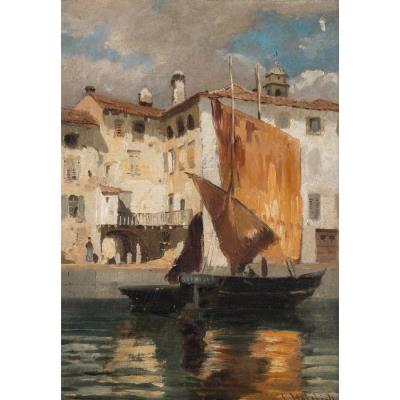 Hafen von Torbole am Gardasee