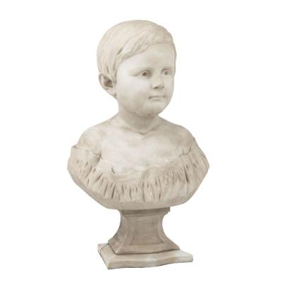 Bust of a boy in a shirt