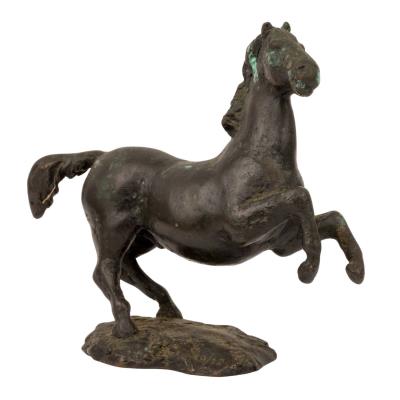 Steigendes Pferd