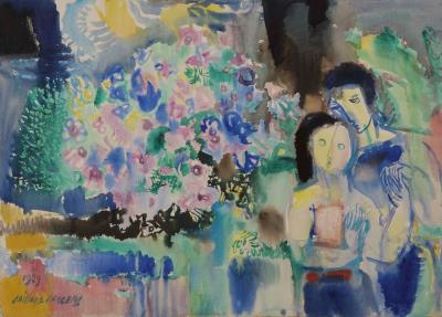 Blue and pink Aleas