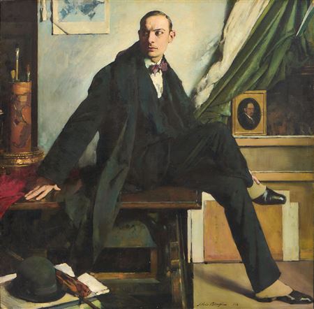 Nello studio del pittore, 1912