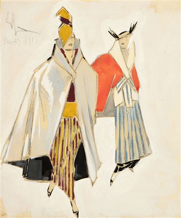 Due figurini, 1913