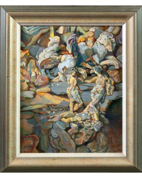 Bathers, 1987 by Antonio Pitxot Soler - Auction record, sale price, and art valuation. Compare with similar artists and explore comparable artworks.