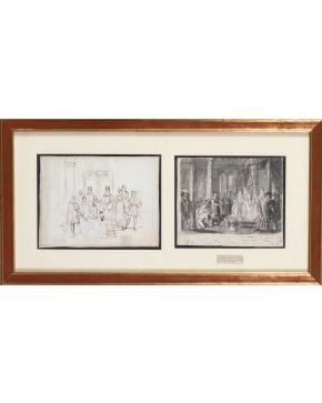 Christopher Columbus received by the Catholic Monarchs on his return from America by Valentin Carderera - Auction record, sale price, and art valuation. Compare with similar artists and explore comparable artworks.