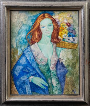 Woman by Gabriel Portoles Ascaso - Auction record, sale price, and art valuation. Compare with similar artists and explore comparable artworks.