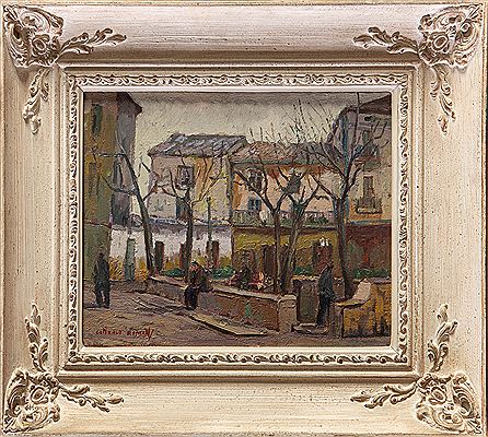 Sample artwork by Gonzalo Roman Rodriguez (Born 1932), known for painting - View similar artists and auction records