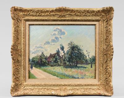 The entrance to the village by Bernardus Henricus Klene - Auction record, sale price, and art valuation. Compare with similar artists and explore comparable artworks.