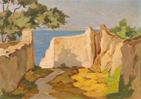 Sunny path by Enrico Ortolani - Auction record, sale price, and art valuation. Compare with similar artists and explore comparable artworks.