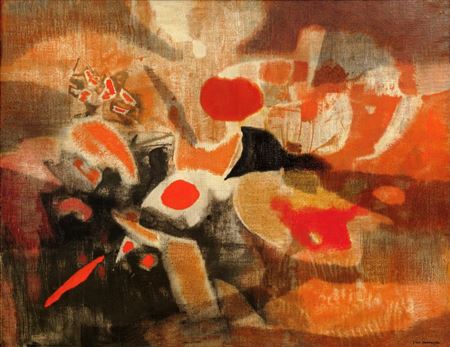 Sample artwork by Gino Morandis (1915 - 1994), known for abstract painting - View similar artists and auction records