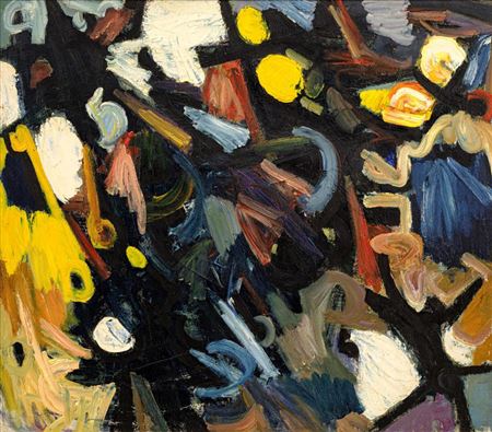 Sample artwork by Saverio Rampin (1930 - 1992), known for painting - View similar artists and auction records