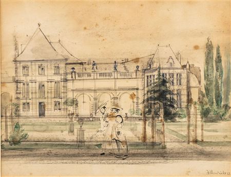 Sample artwork by Jos Hendrickx (1906 - 1971), known for landscape and figure painting - View similar artists and auction records