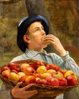 Under the apple trees