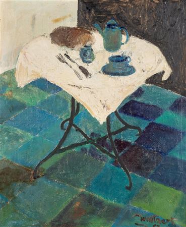The Set Table by Martin Wallaert - Auction record, sale price, and art valuation. Compare with similar artists and explore comparable artworks.