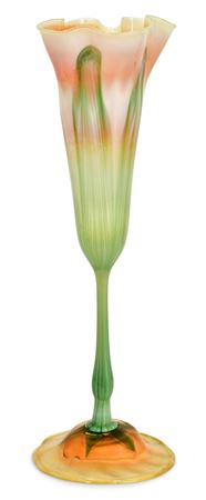 "Pulled Feather" Flower-Form Vase