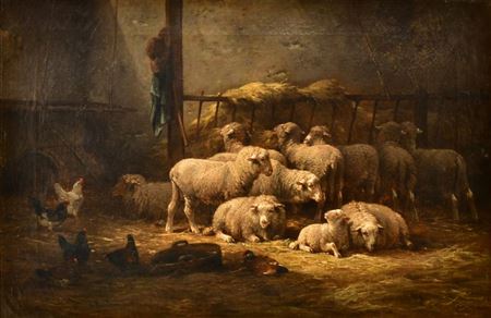 "Nestling Sheep"