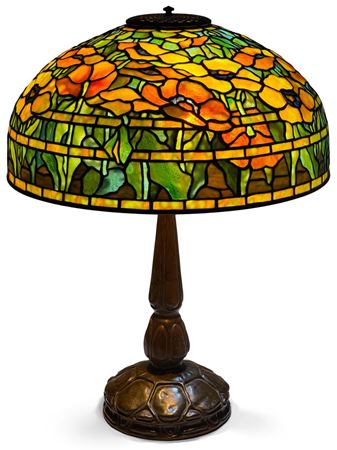 "Oriental Poppy" Table Lamp