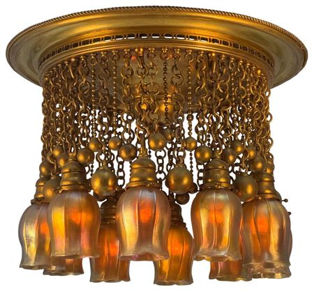 Ten-Light "Moorish" Chandelier