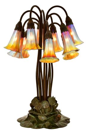 Ten-Light "Lily" Table Lamp