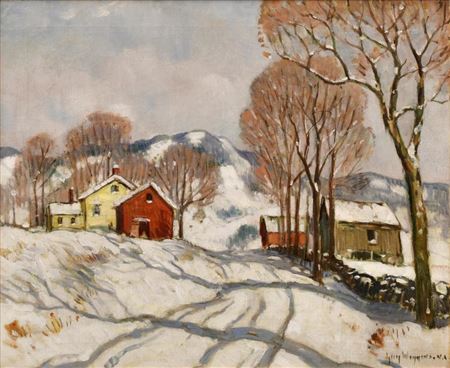"The Hill-Farm, Winter"
