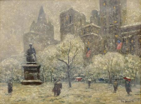 "Madison Square, Winter"