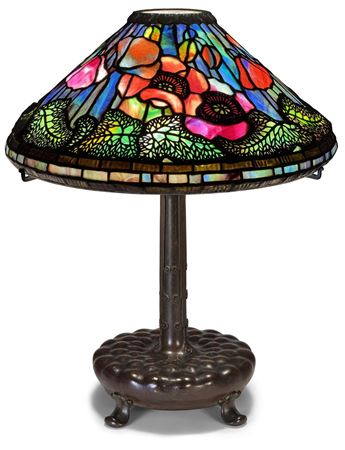 An Early & Rare "Poppy" Table Lamp